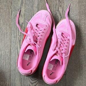 Puma Vibrant Pink SoftFoam Sneakers